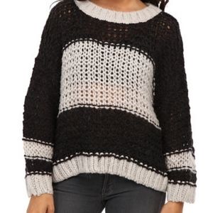 FREE PEOPLE S Monaco Slouchy Chunky Knit Sweater Wool Alpaca Size Small